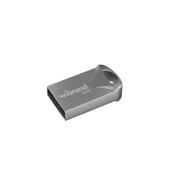 Флеш-накопичувач Wibrand USB 2.0 Hawk 32Gb Silver (WI2.0/HA32M1S)