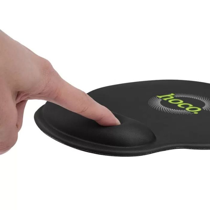 Килимок для миші HOCO GM30 Polar Fox mouse pad with wrist support Black (6942007623339)