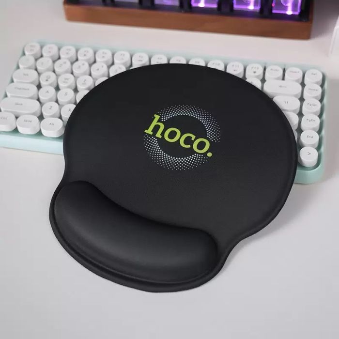 Килимок для миші HOCO GM30 Polar Fox mouse pad with wrist support Black (6942007623339)