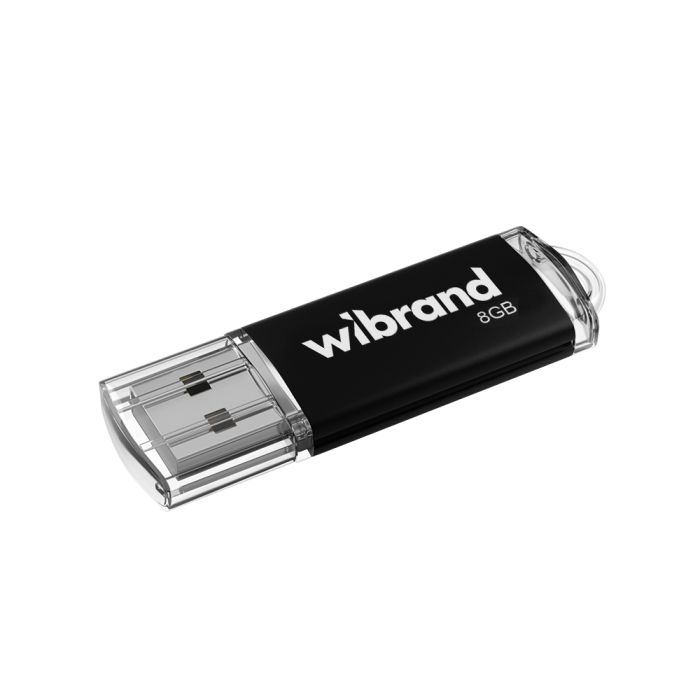 Флеш-накопичувач Wibrand USB 2.0 Cougar 8Gb Black (WI2.0/CU8P1B)