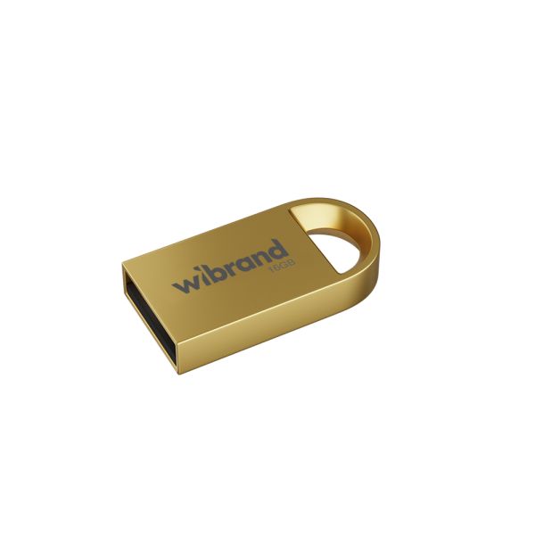 Флеш-накопичувач Wibrand USB 2.0 Lynx 16Gb Gold (WI2.0/LY16M2G)