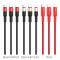 Кабель HOCO X26 Xpress one pull three charging cable iP+Micro+Type-C Black+Red (6957531080282)