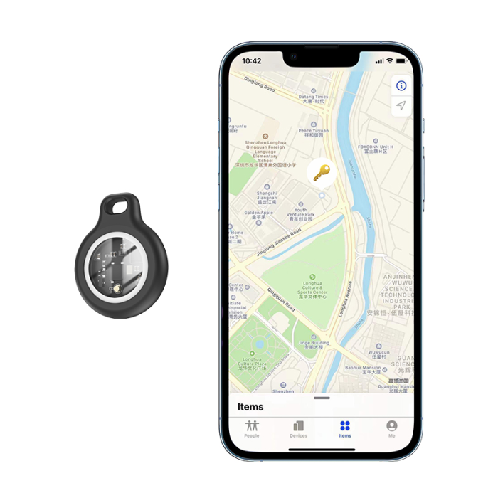 Трекер HOCO E91 Tiger intelligent positioning anti-lost device White (6942007618915)