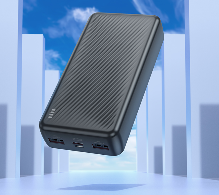 Зовнішній акумулятор BOROFONE BJ55A Graceful power bank (20000mAh) Black (6941991111785)