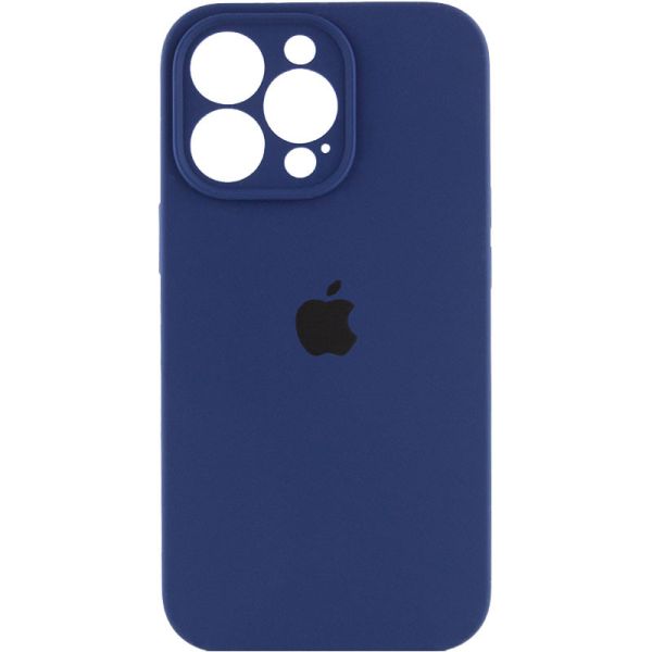 Чохол для смартфона Silicone Full Case AA Camera Protect for Apple iPhone 15 Pro 7,Dark Blue (FullAAi15P-7)