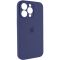 Чохол для смартфона Silicone Full Case AA Camera Protect for Apple iPhone 15 Pro 7,Dark Blue (FullAAi15P-7)