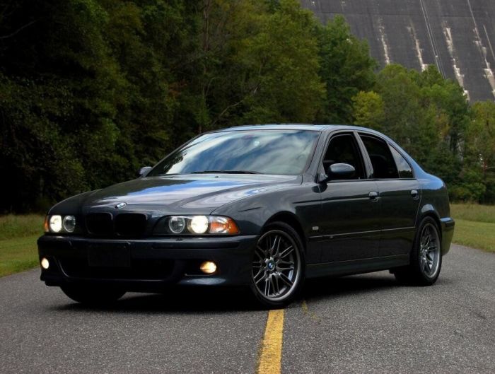 Решетка радиатора BMW E39, гриль, "ноздри"