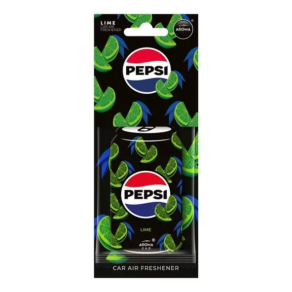 Автомобильный ароматизатор Aroma Car PEPSI Cellulose Can - Lime (11358)
