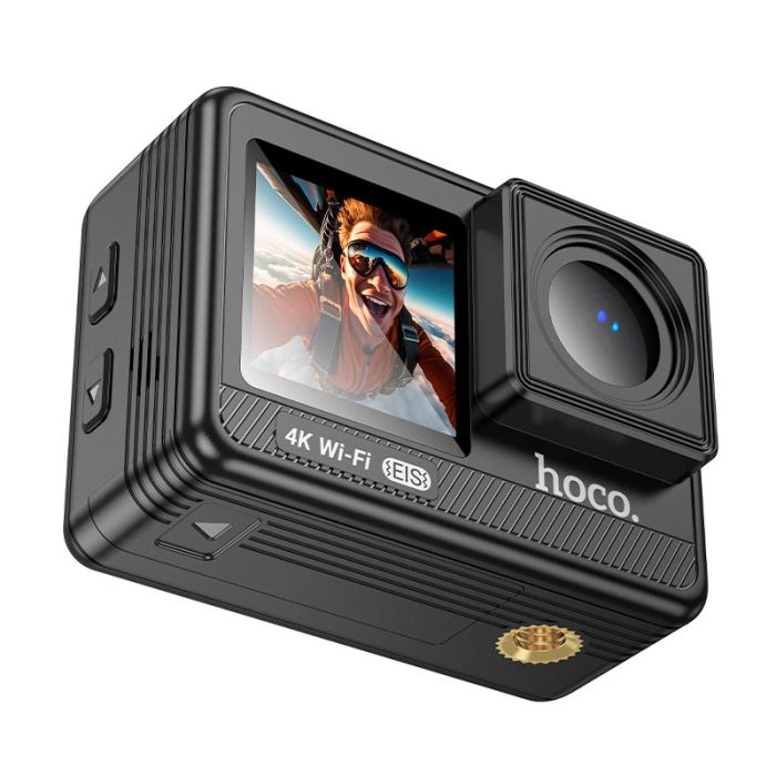 Екшн камера HOCO DV102 4K anti-shake sports camera Black (6942007633352)