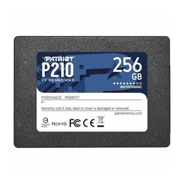 Накопичувач SSD Patriot P210 256GB 2.5" 7mm SATAIII 3D QLC (P210S256G25)