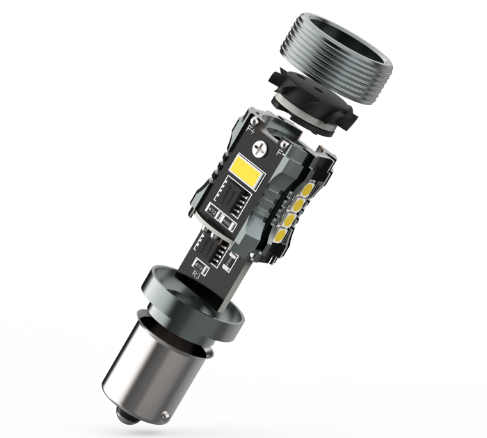 Комплект светодиодных ламп Infolight P21W, BA15S (1156) Canbus White