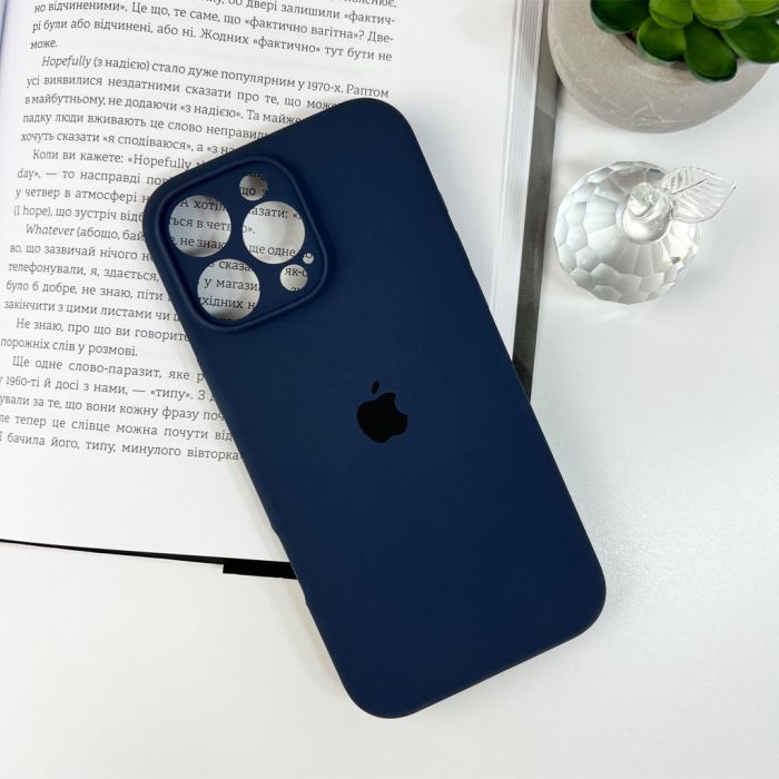 Чохол для смартфона Silicone Full Case AA Camera Protect for Apple iPhone 16 Pro Max 7,Dark Blue (FullAAi16PM-7)