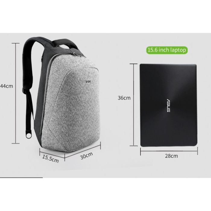 Рюкзак Tigernu D-83351 15.6" Black Grey (D-83351BlGr)