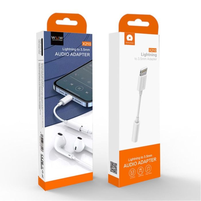Аудіокабель WUW-X210 White (WUW-X210)
