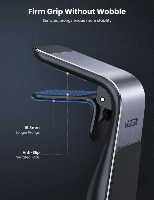 Автотримач для телефона UGREEN LP290 Waterfall Magnetic Phone Holder (UGR-80712B)