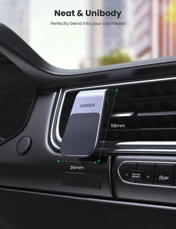 Автотримач для телефона UGREEN LP290 Waterfall Magnetic Phone Holder (UGR-80712B)