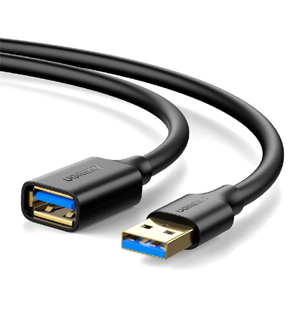 Подовжувач UGREEN US129 USB 3.0 Extension Male Cable 3m (Black) (UGR-30127) (UGR-30127)