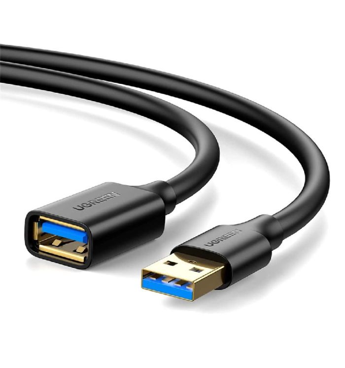 Подовжувач UGREEN US129 USB 3.0 Extension Male Cable 3m (Black) (UGR-30127) (UGR-30127)