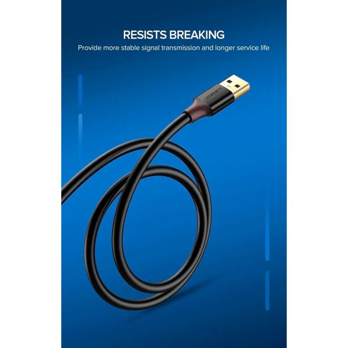 Подовжувач UGREEN US129 USB 3.0 Extension Male Cable 3m (Black) (UGR-30127) (UGR-30127)