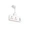 Мережевий подовжувач HOCO  AC12A Reise 2-position expansion socket(PD30W/1C3A) White (6942007607100)