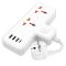Мережевий подовжувач HOCO  AC12A Reise 2-position expansion socket(PD30W/1C3A) White (6942007607100)