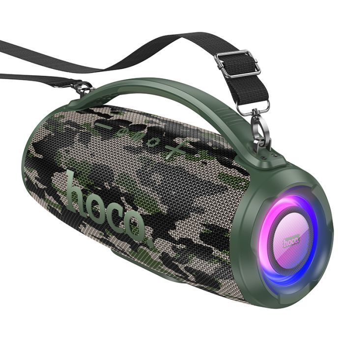 Портативна колонка HOCO HA4 Surge outdoor BT speaker Camouflage Green (6942007612272)