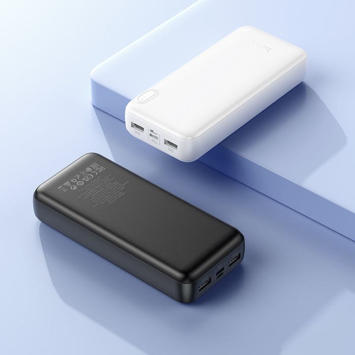 Зовнішній акумулятор HOCO J128A Powerful power bank(20000mAh) Black (6942007621175)