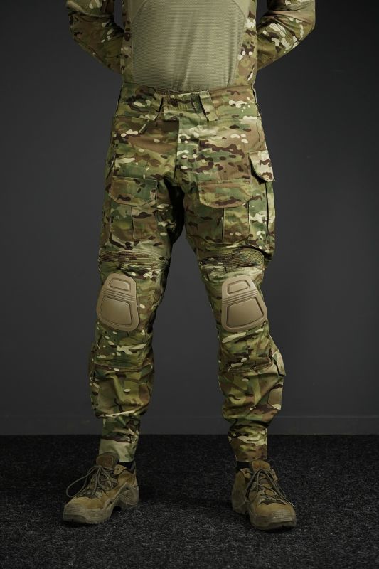 Брюки с наколенниками Kalista Military Full-Pro из рип-стопа, мультикам