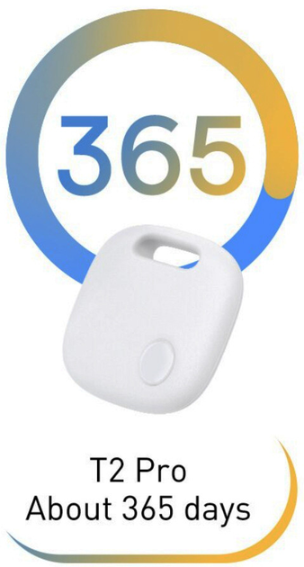 Трекер Baseus T2 Pro Smart Device Tracker White (FMTP000002)