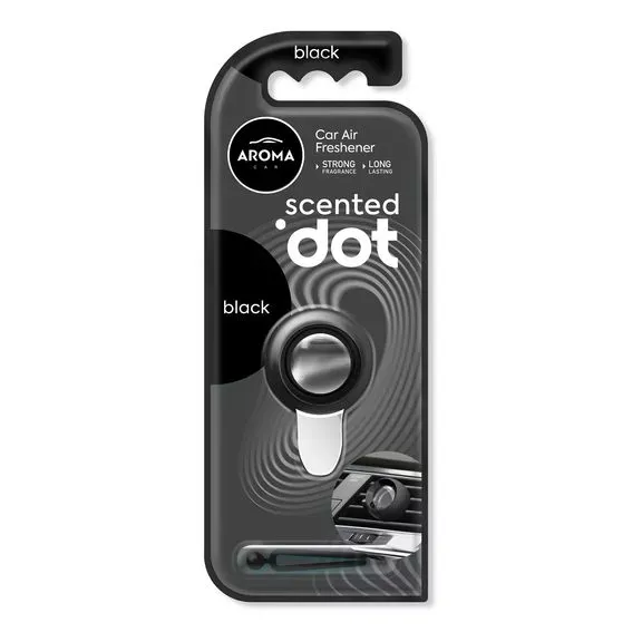 Автомобільний мембранний ароматизатор Aroma Car Scented Dot - Black (12039)