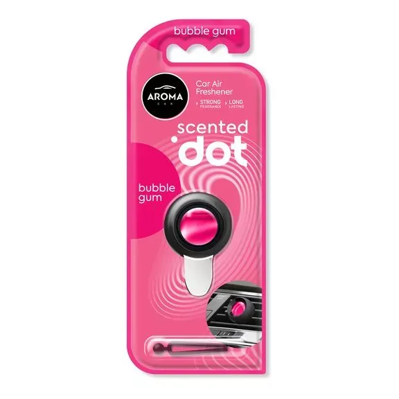 Автомобільний мембранний ароматизатор Aroma Car Scented Dot - Bubble Gum (12040)