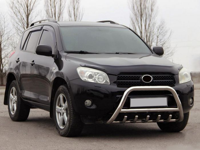 Кенгурятник WT003 (нержавейка) для Toyota Rav 4 2006-2013 гг