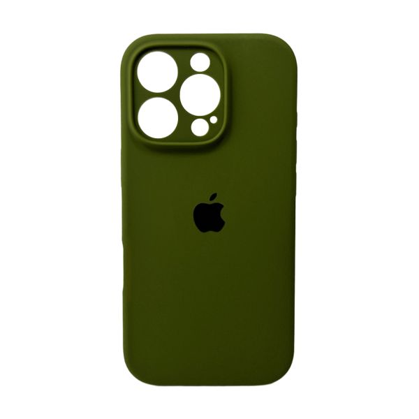 Чохол для смартфона Silicone Full Case AA Camera Protect for Apple iPhone 16 Pro 29,Army Green (FullAAi16P-29)