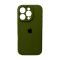 Чохол для смартфона Silicone Full Case AA Camera Protect for Apple iPhone 16 Pro 29,Army Green (FullAAi16P-29)