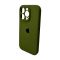 Чохол для смартфона Silicone Full Case AA Camera Protect for Apple iPhone 16 Pro 29,Army Green (FullAAi16P-29)