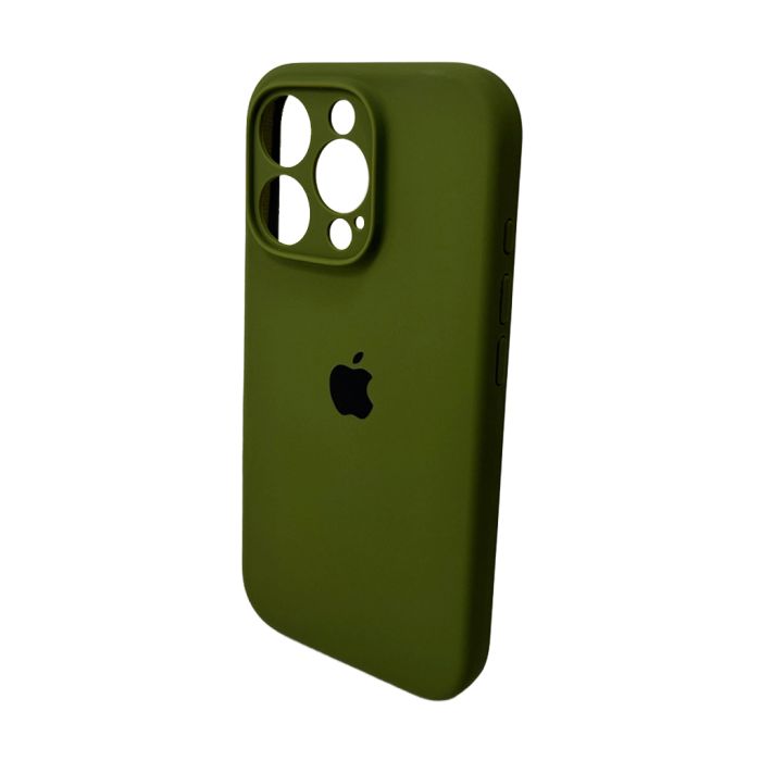 Чохол для смартфона Silicone Full Case AA Camera Protect for Apple iPhone 16 Pro 29,Army Green (FullAAi16P-29)