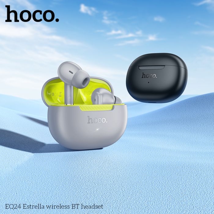 Бездротові навушники TWS HOCO EQ24 Estrella Gray Lake (6942007647816)