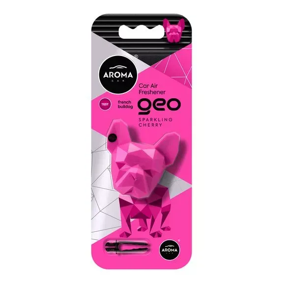 Автомобільний полімерний ароматизатор Aroma Car GEO Dog - Sparkling Cherry (12155)