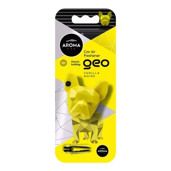 Автомобільний полімерний ароматизатор Aroma Car GEO Dog - Vanilla Noire (12157)