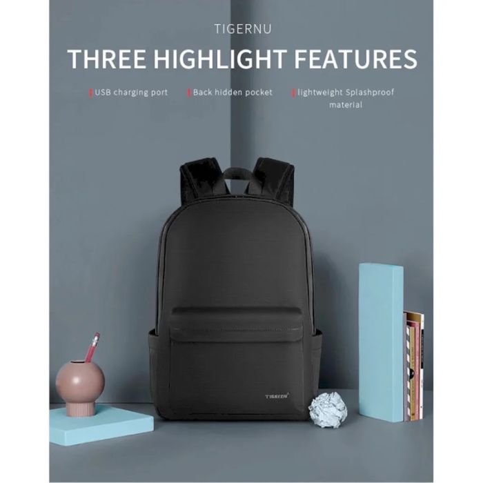 Рюкзак Tigernu T-B3249A 15.6" Black (T-B3249ABlack)