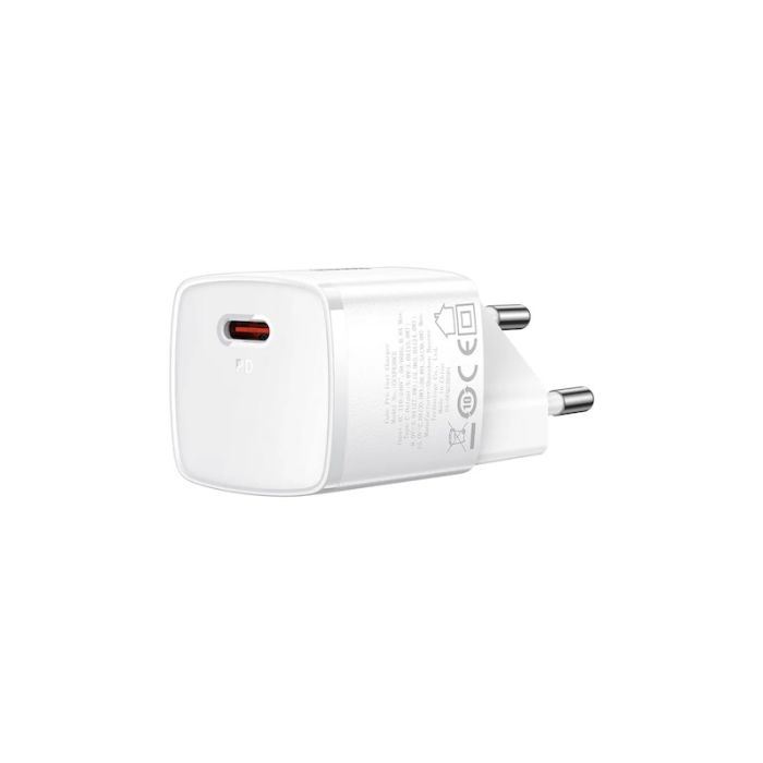 Мережевий зарядний пристрій Baseus Cube Pro Fast Charger 1C 30W EU White (CCXF000302)