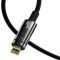 Кабель Baseus Explorer Series Auto Power-Off Fast Charging Data Cable Type-C to IP 20W 1m Black (CATS000001)