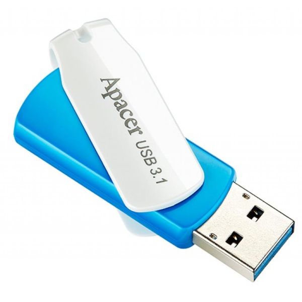 Флеш-накопичувач Apacer USB 3.2 Gen 1 AH357 64GB Blue (AP64GAH357U-1)