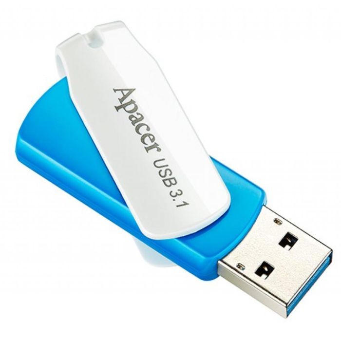 Флеш-накопичувач Apacer USB 3.2 Gen 1 AH357 64GB Blue (AP64GAH357U-1)