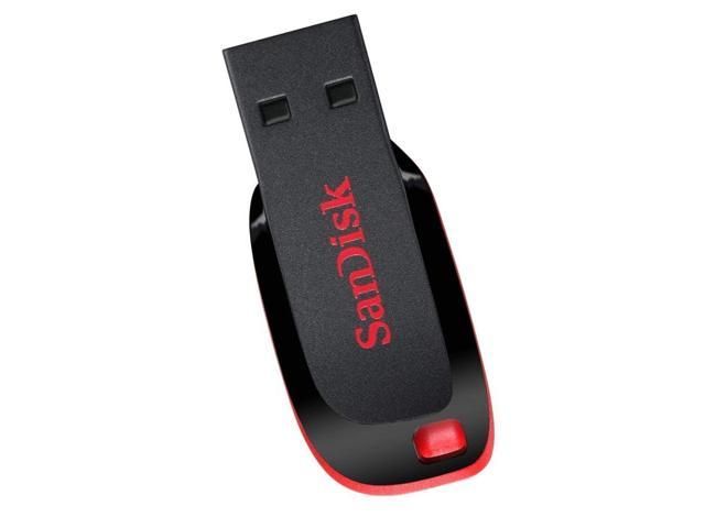 Флеш-накопичувач SanDisk USB 2.0 Cruzer Blade 32Gb Black/Red (SDCZ50-032G-B35)