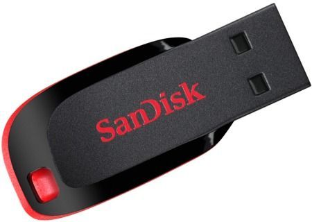 Флеш-накопичувач SanDisk USB 2.0 Cruzer Blade 32Gb Black/Red (SDCZ50-032G-B35)