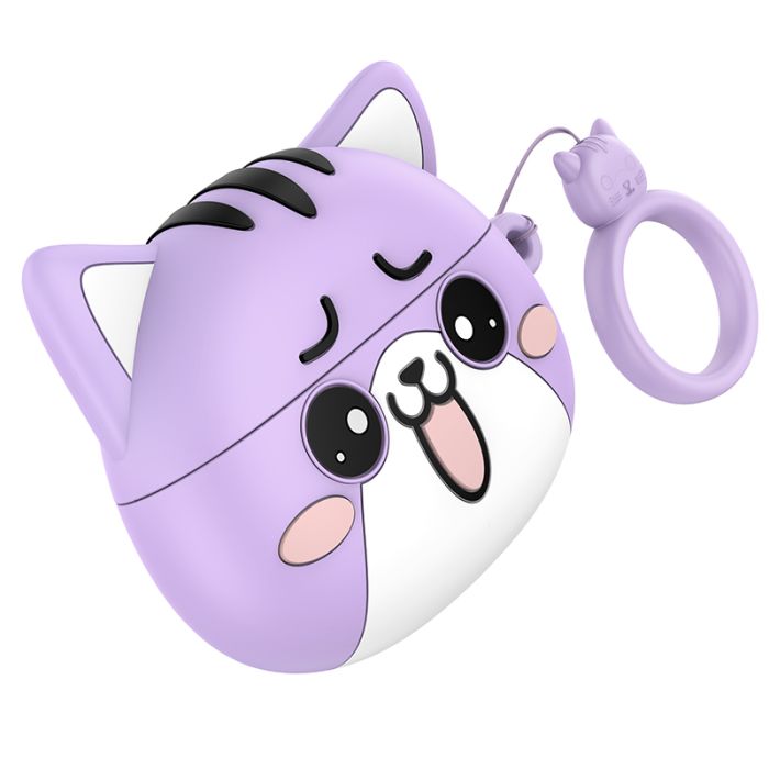 Бездротові навушники TWS HOCO EW48 Purple Cat (6942007610018)