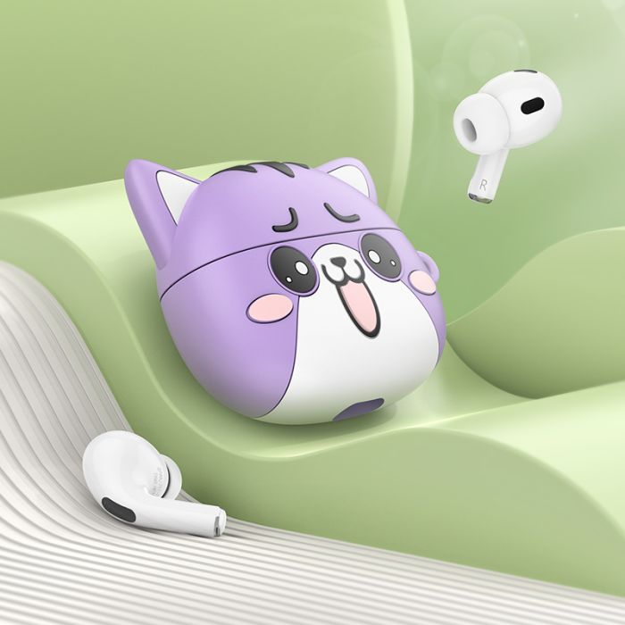 Бездротові навушники TWS HOCO EW48 Purple Cat (6942007610018)