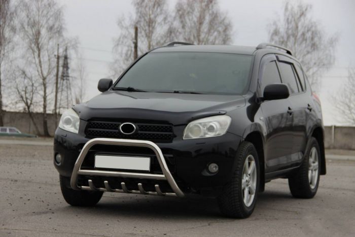 Кенгурятник WT003 (нержавейка) для Toyota Rav 4 2006-2013 гг