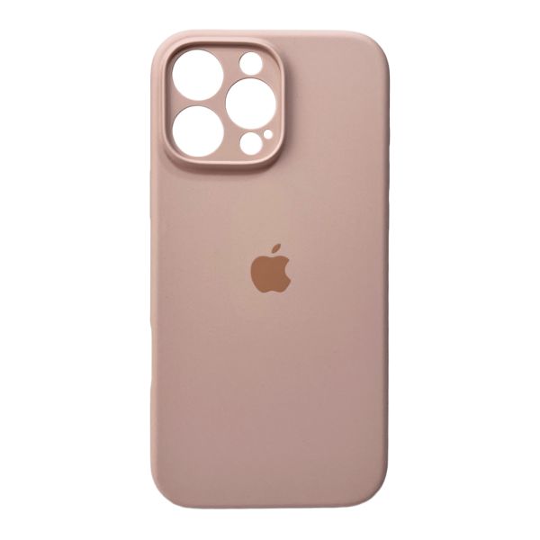Чохол для смартфона Silicone Full Case AA Camera Protect for Apple iPhone 16 Pro 15,Pink Sand (FullAAi16P-15)